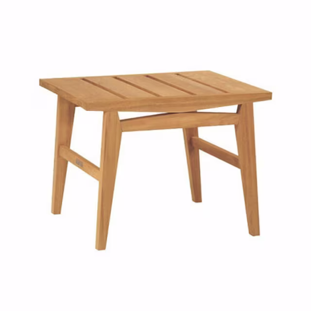 Kingsley Bate Algarve 25" Rectangular Side Table Protective Cover