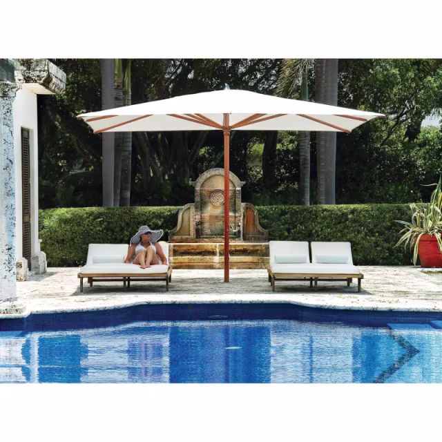 Tuuci Ocean Master Max Classic Square Aluminum Patio Umbrella