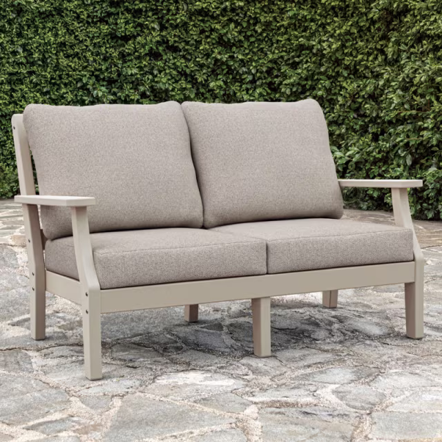 Polywood Chinoiserie Deep Seating Loveseat