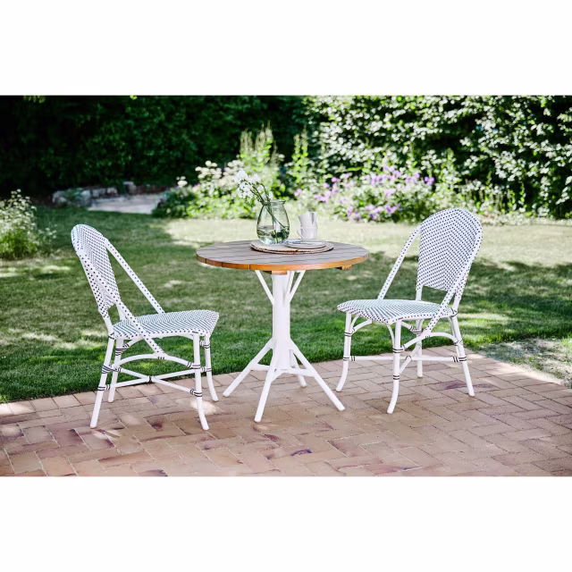 Sika Design Nicole/Sofie 3-Piece Round Bistro Patio Dining Set