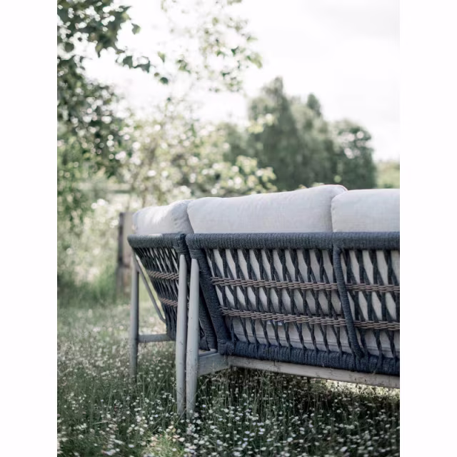 Ratana Coconut Grove Aluminum Right Arm Love Seat Outdoor Sectional Unit