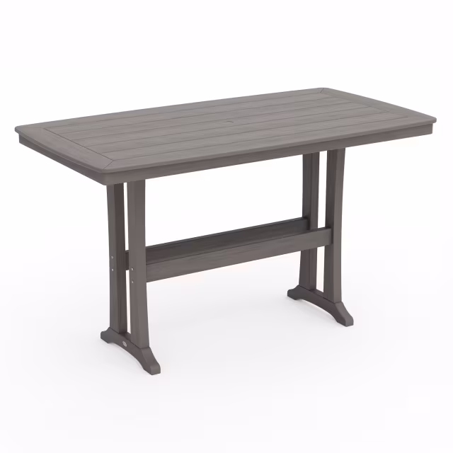 Polywood Nautical Trestle 73" Rectangular Bar Table