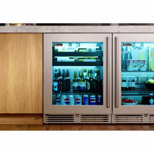 Perlick Signature Series 24" Shallow Depth Outdoor Beverage Center - Marine and Coastal Series
