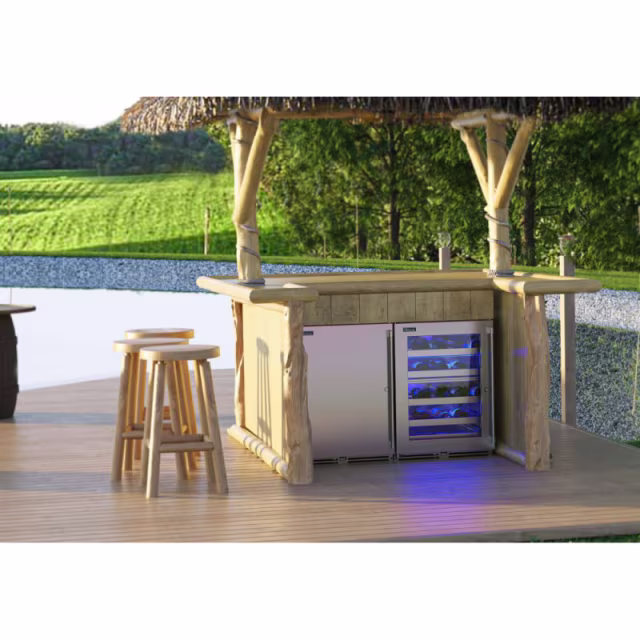 Perlick Signature Series 24" Shallow Depth Outdoor Refrigerator - Marine and Coastal Series