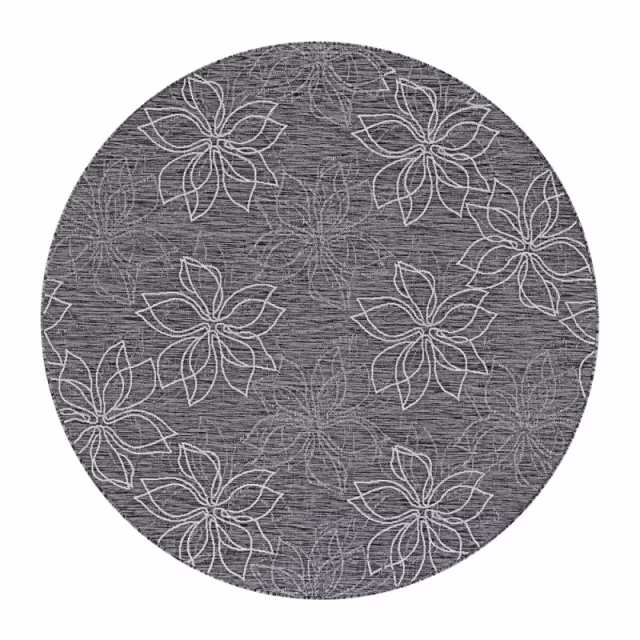 Couristan Charm Botanical Ash Indoor/Outdoor Rug