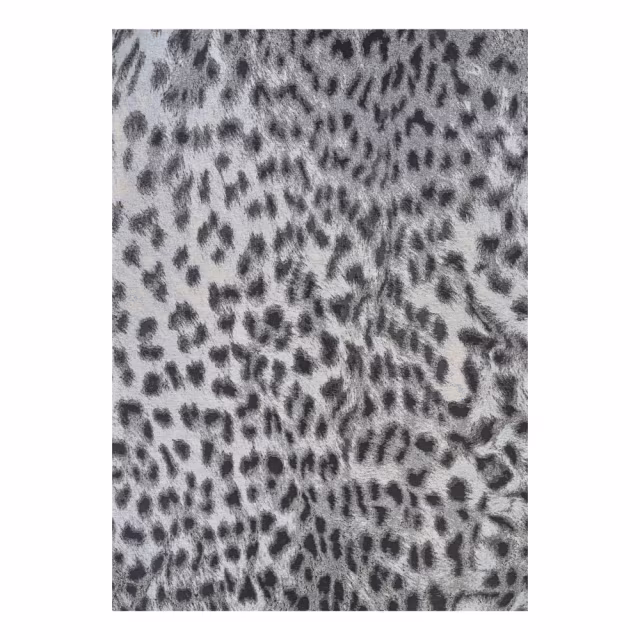 Couristan Dolce Lynx Ivory/Charcoal Indoor/Outdoor Rug