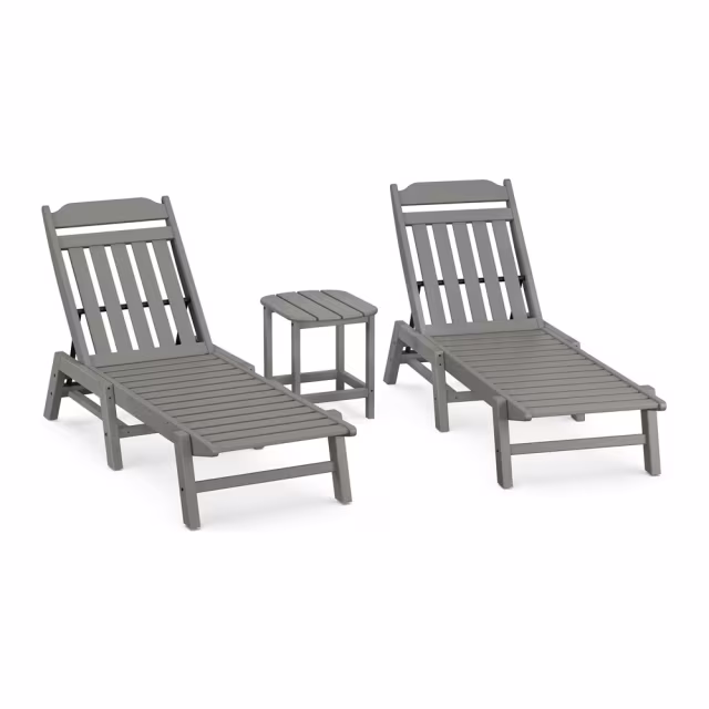 Polywood Cottage 3-Piece Chaise Set