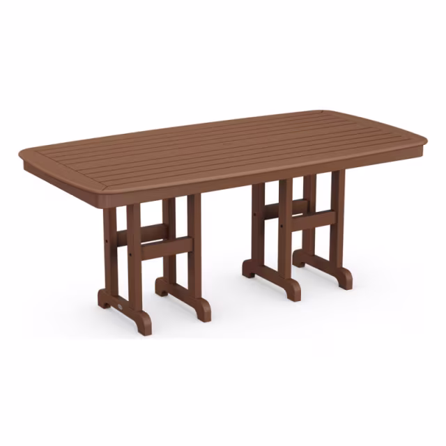 Polywood Cottage 5-Piece Dining Set with Benches