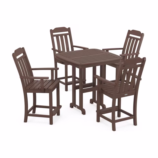 Polywood Cottage 5-Piece Counter Set