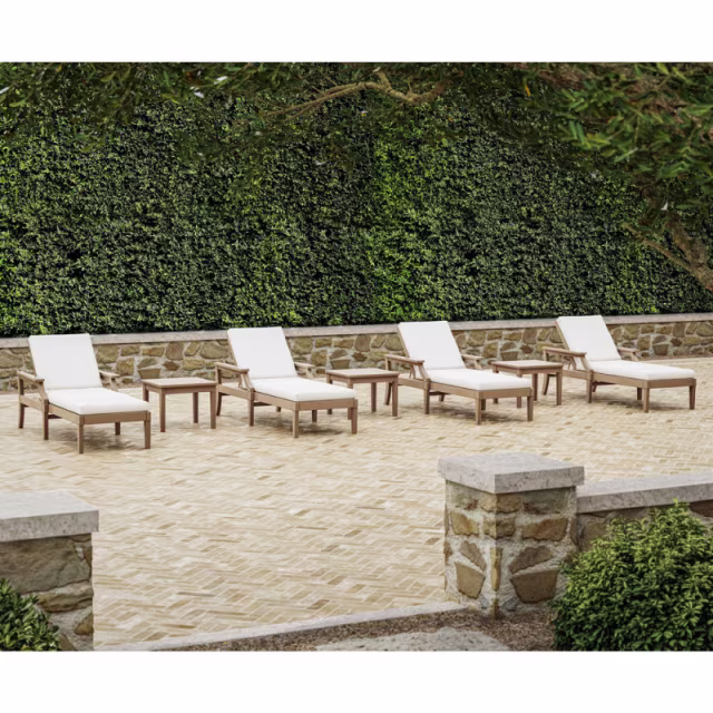 Polywood Estate 7-Piece Chaise Lounge Set