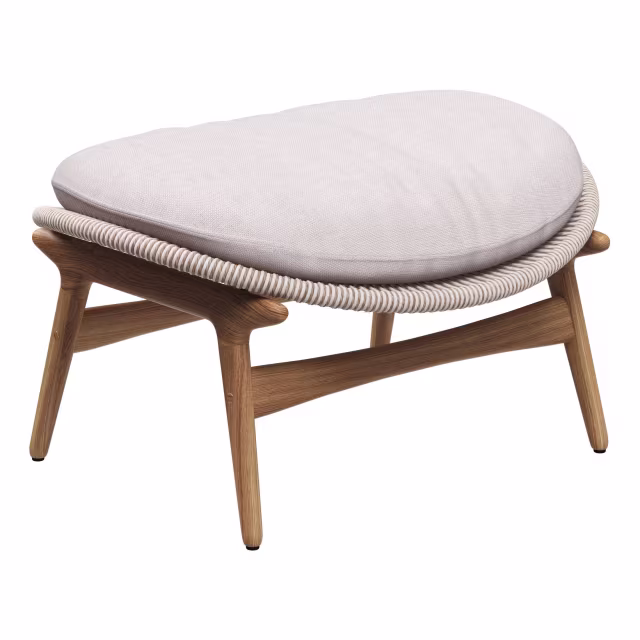 Gloster Bora Teak Ottoman