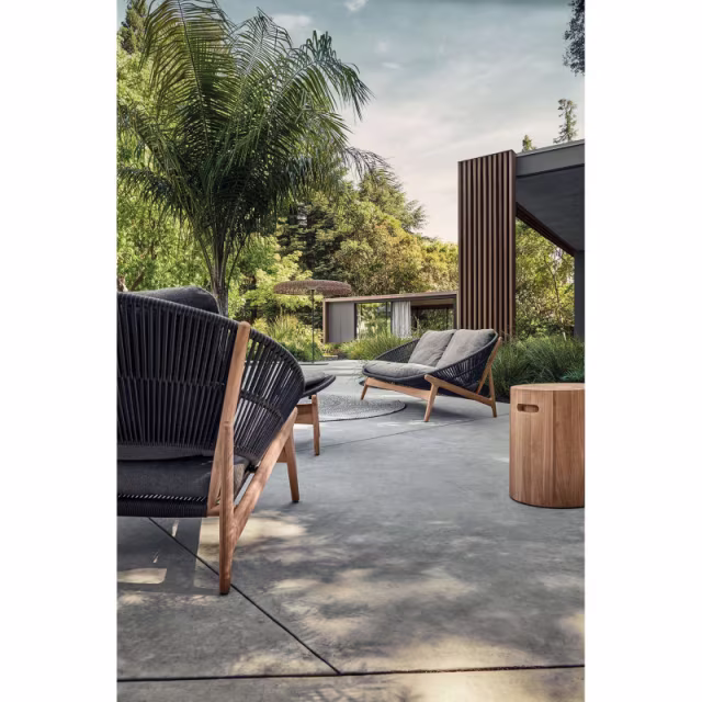 Gloster Bora Teak Loveseat
