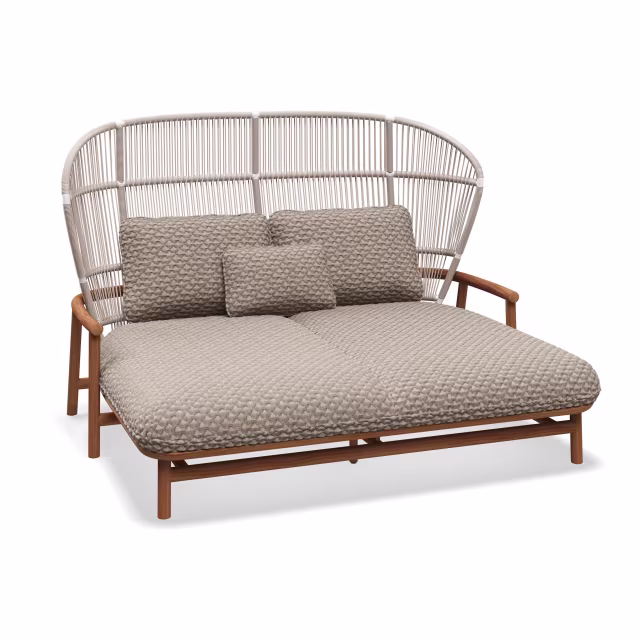 Gloster Fern Teak High Back Outdoor Daybed