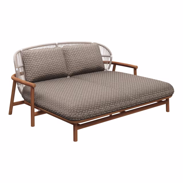 Gloster Fern Teak Low Back Outdoor Daybed
