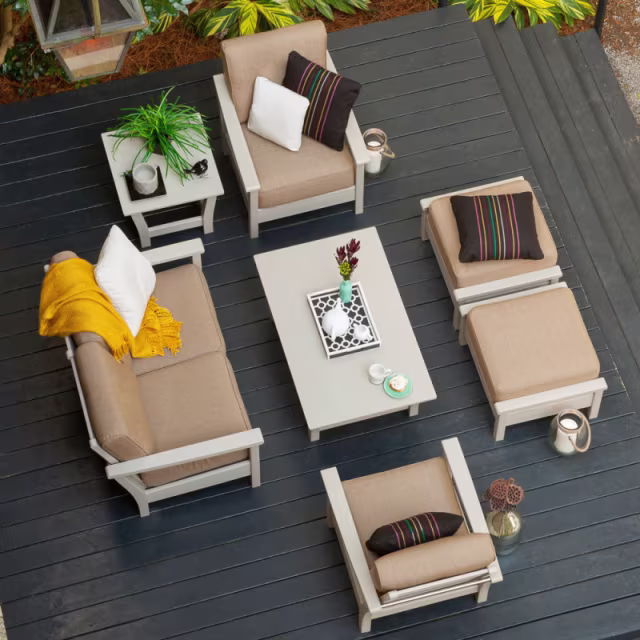 Polywood Harbour Deep Seating Loveseat