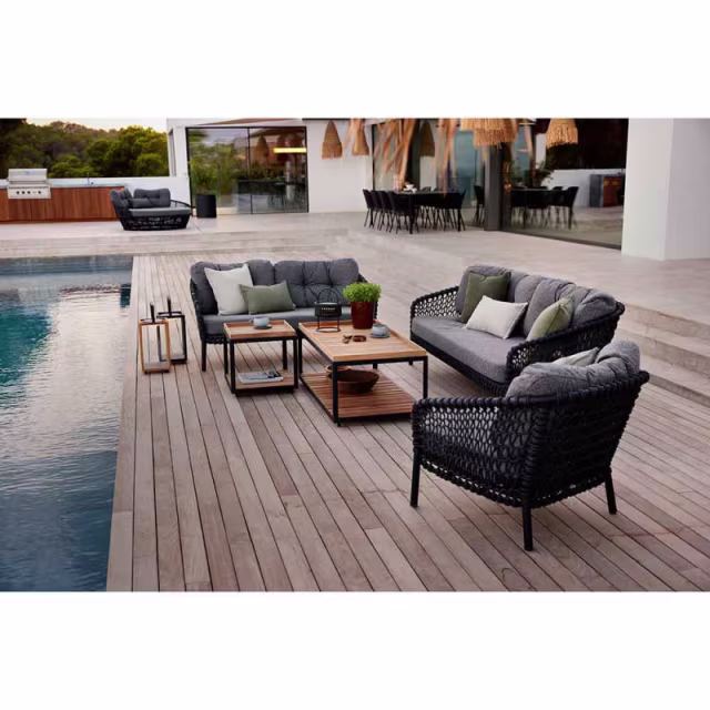 Cane-line Ocean Soft Rope Large 3-Seater Sofa