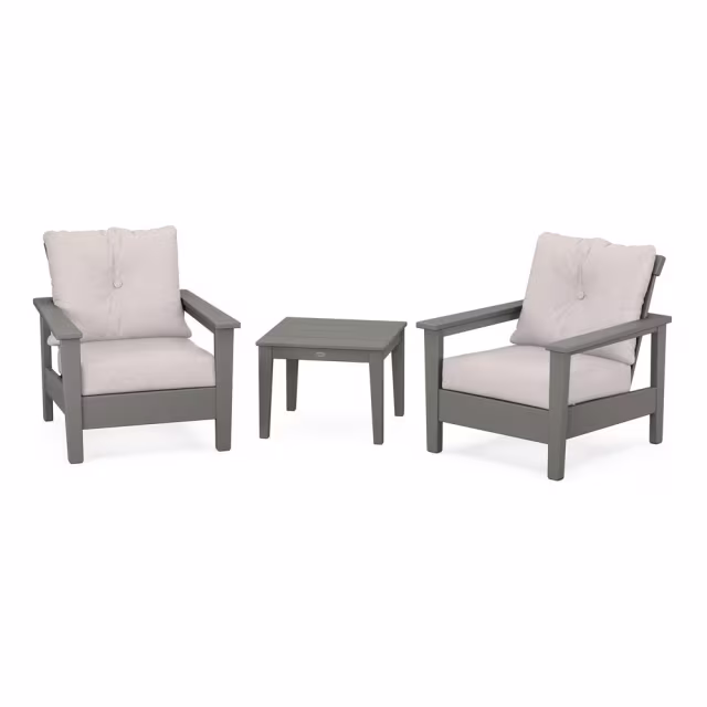 Polywood Prescott 3-Piece Deep Seating Set