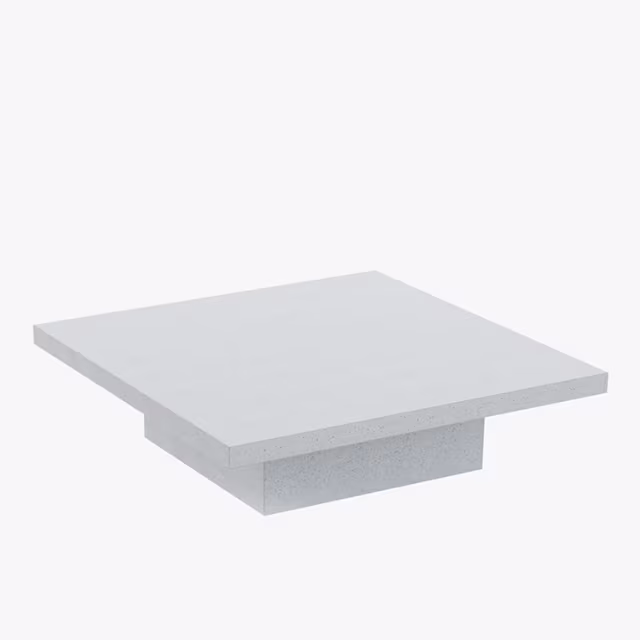 Zachary A. Design Slab 60" Square Low Table