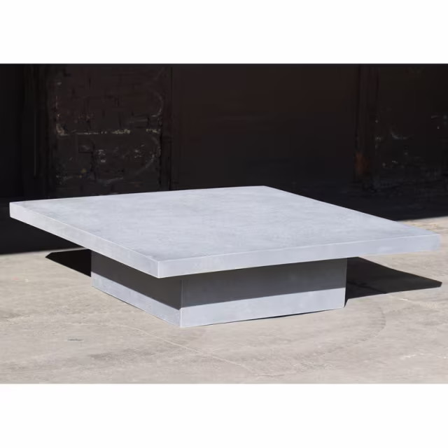 Zachary A. Design Slab 60" Square Low Table