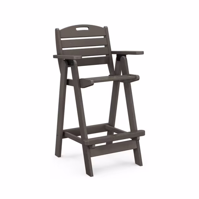 Polywood Nautical 9-Piece Bar Set with Trestle Legs