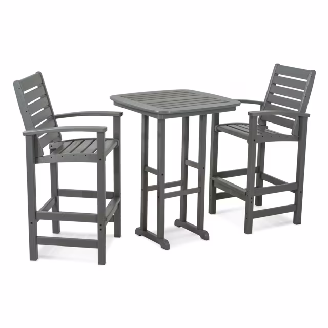 Polywood Signature 3-Piece Bar Set