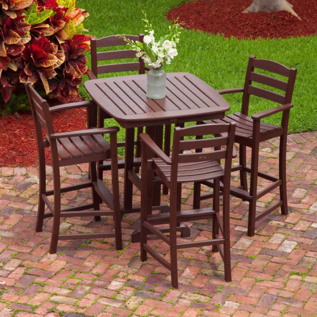 Polywood La Casa Cafe 5-Piece Bar Set