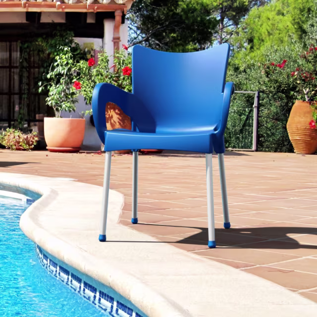 Compamia Romeo Stacking Resin Dining Armchair - Set of 2