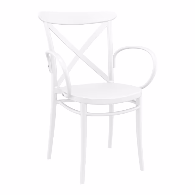 Compamia Cross XL Stacking Resin Dining Armchair - Set of 2