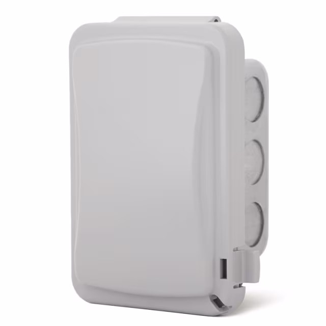 Infratech Single Duplex Stack Switch  with Flush Mount & Gang Box