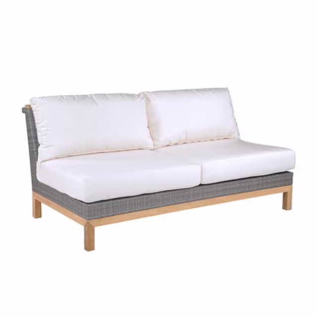 Kingsley Bate Azores Armless Settee Outdoor Sectional Unit Replacement Cushion
