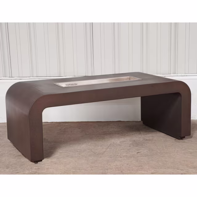 The Outdoor Plus Calabasas 72" Rectangular Steel Gas Fire Pit