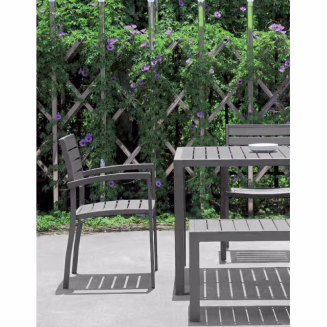 Kannoa Saint Barts Aluminum Bench
