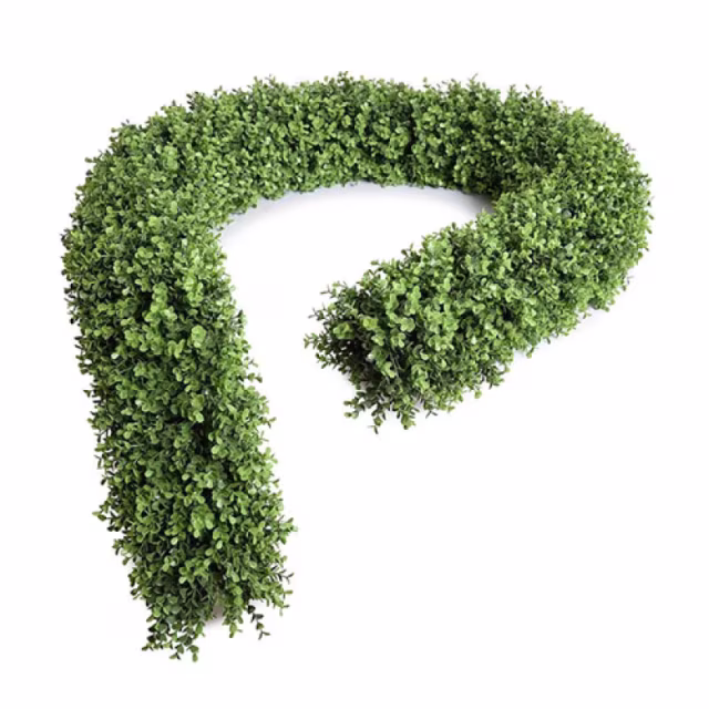 Enduraleaf 78" Faux Boxwood Rope Garland