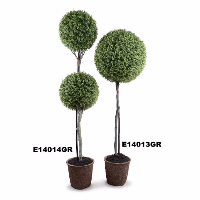 Enduraleaf 68" Faux Boxwood Ball Topiary
