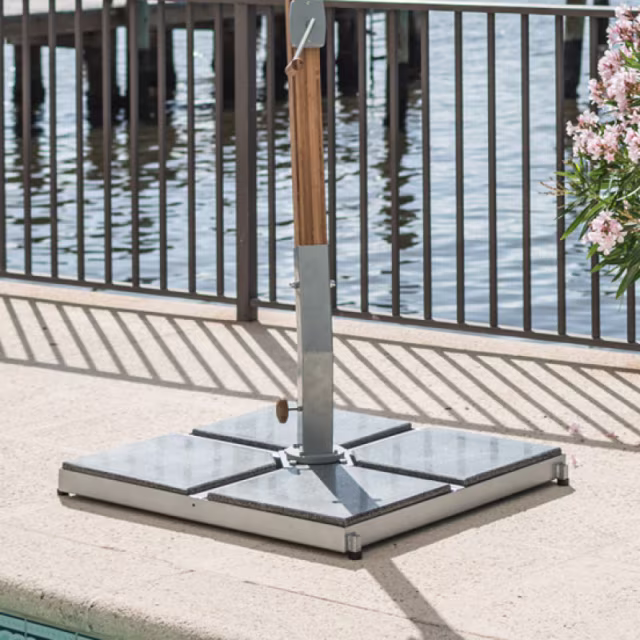Bambrella Side Wind Sirocco 264 lbs. Cantilever Umbrella Base System