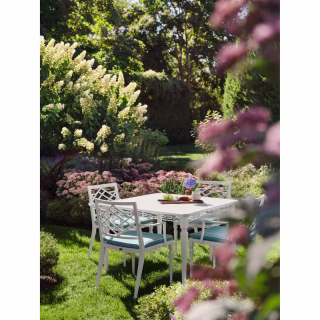 Woodard Tuoro Aluminum Dining Armchair