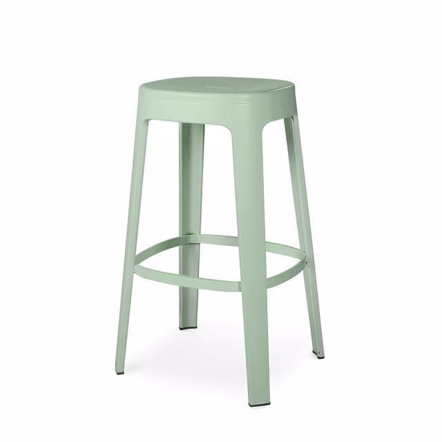RS Barcelona Ombra Backless Steel Bar Stool