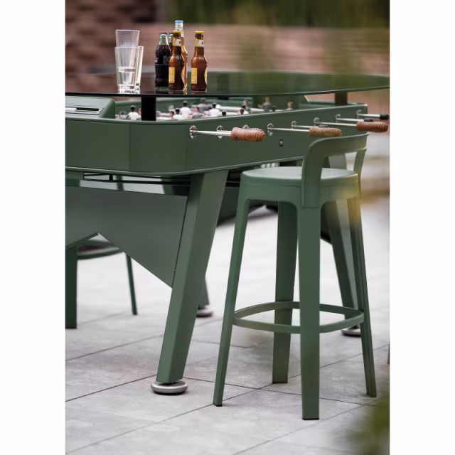 RS Barcelona Ombra Steel Counter Stool w/ Backrest