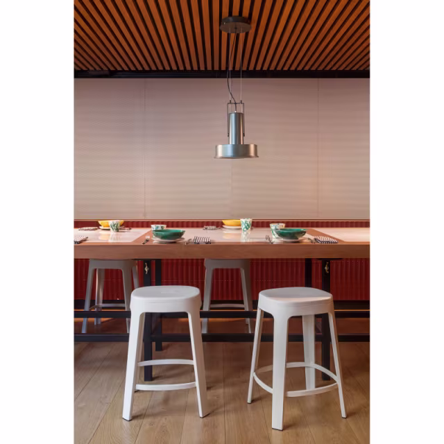 RS Barcelona Ombra Backless Steel Counter Stool