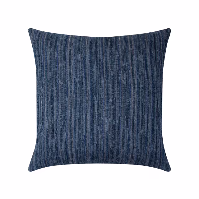 Elaine Smith 20" x 20" Luxe Stripe Indigo Sunbrella Outdoor Pillow