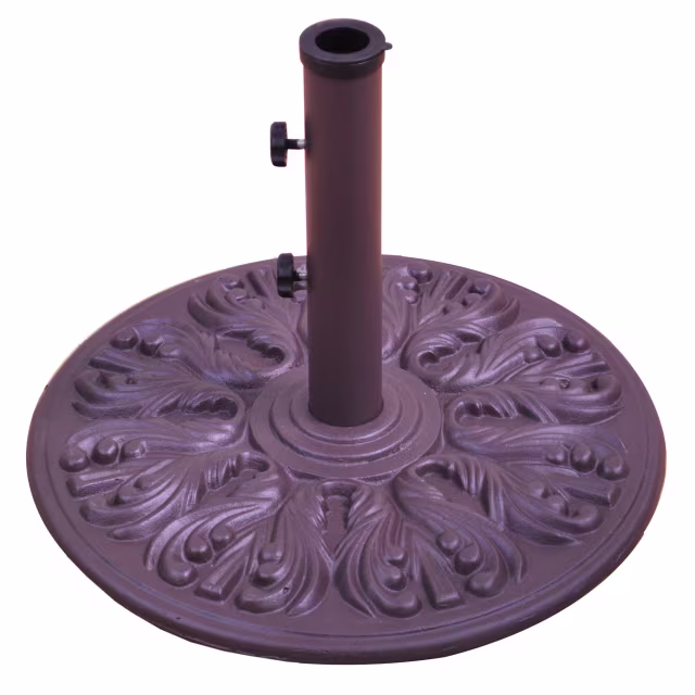Galtech Round Cast Iron 40 lb. Market Umbrella Base