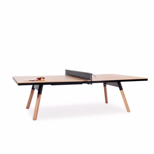 RS Barcelona You And Me Standard Black Indoor Ping Pong Table