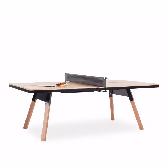 RS Barcelona You And Me Medium Black Indoor Ping Pong Table