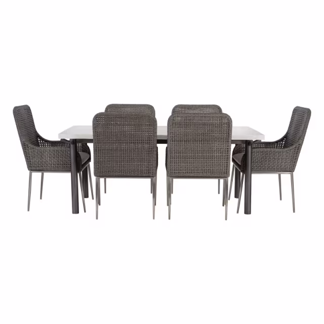 Bernhardt Exteriors Antilles Wicker Dining Armchair