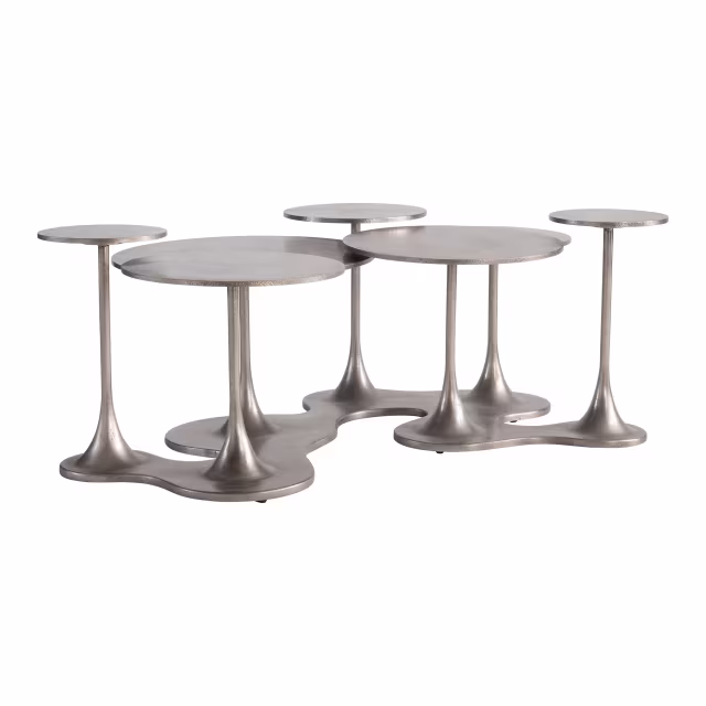 Bernhardt Exteriors Cerchi 51.2" Cast Aluminum Cocktail Table