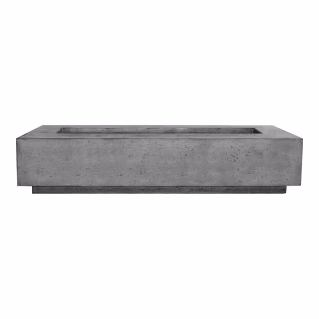 Prism Hardscapes Tavola 6 Rectangular 90" Concrete Gas Fire Table Protective Cover
