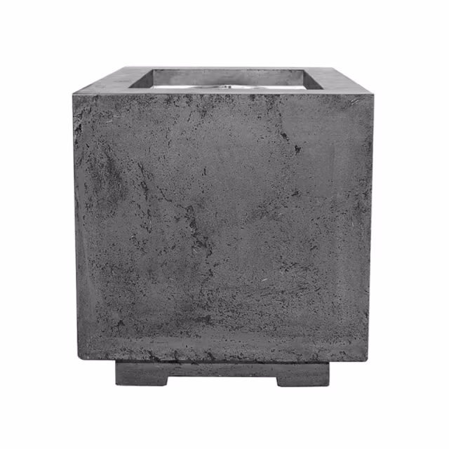 Prism Hardscapes Scatola Square 20" Concrete Gas Fire Bowl Protective Cover