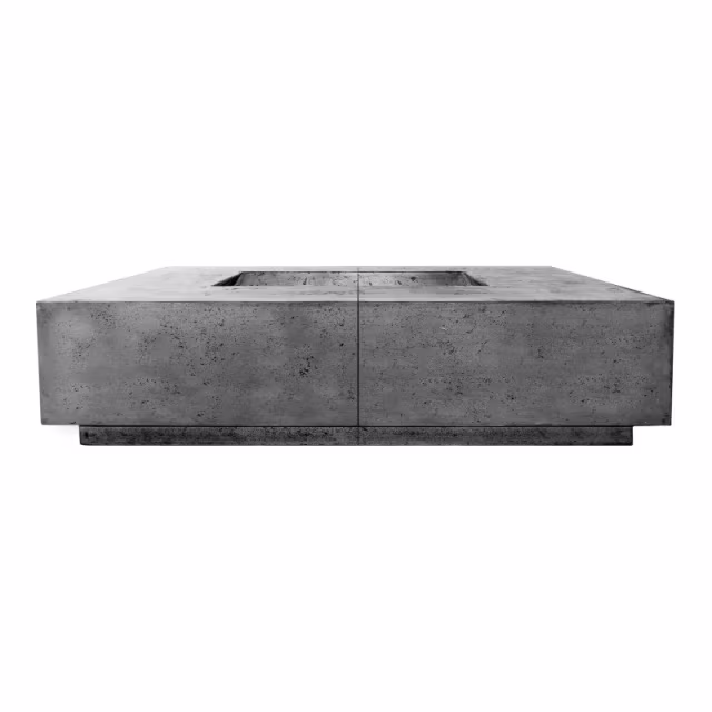 Prism Hardscapes Largo Square 72" Concrete Gas Fire Table Protective Cover