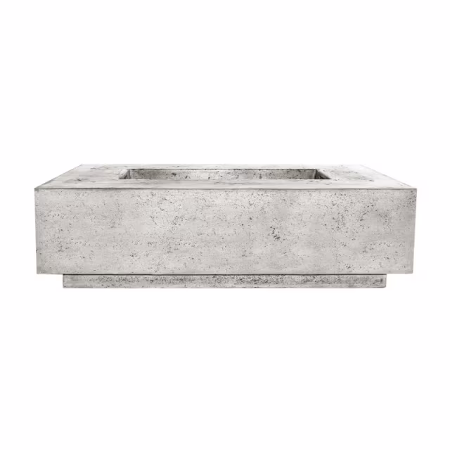 Prism Hardscapes Tavola 1 Rectangular 56" Concrete Gas Fire Table Protective Cover