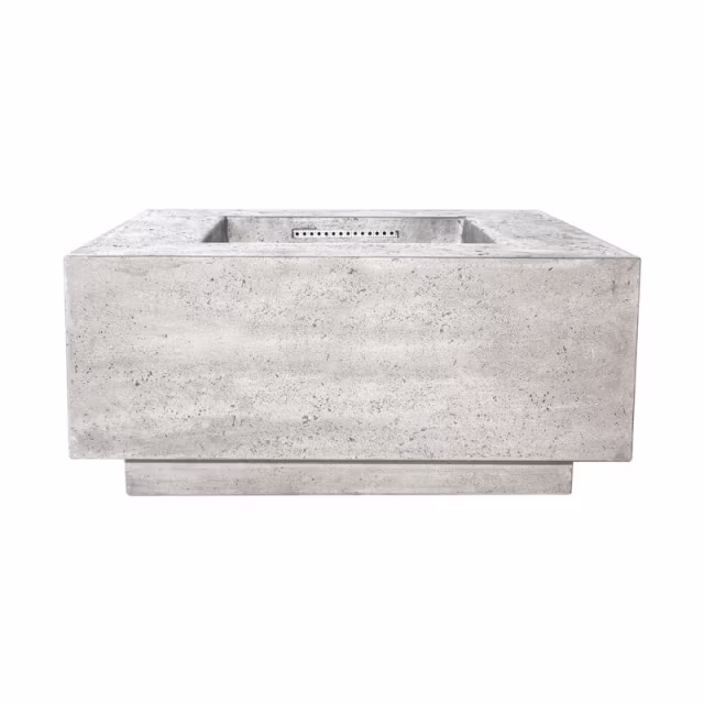 Prism Hardscapes Tavola 2 Square 36" Concrete Gas Fire Table Protective Cover